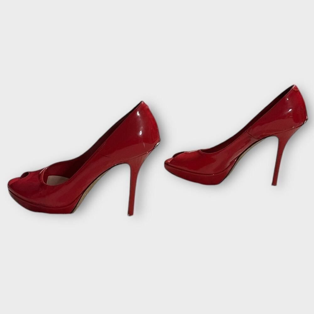 Christian Dior High Stiletto Heels Women's 37 Red Patent Leather Pumps Miss Dior - Picture 4 of 16